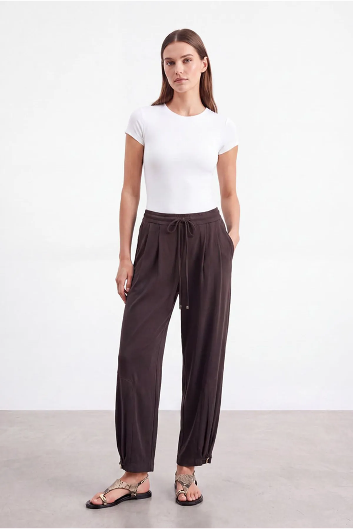 26Y7326 - KAHVE - BAMBU PANTOLON
