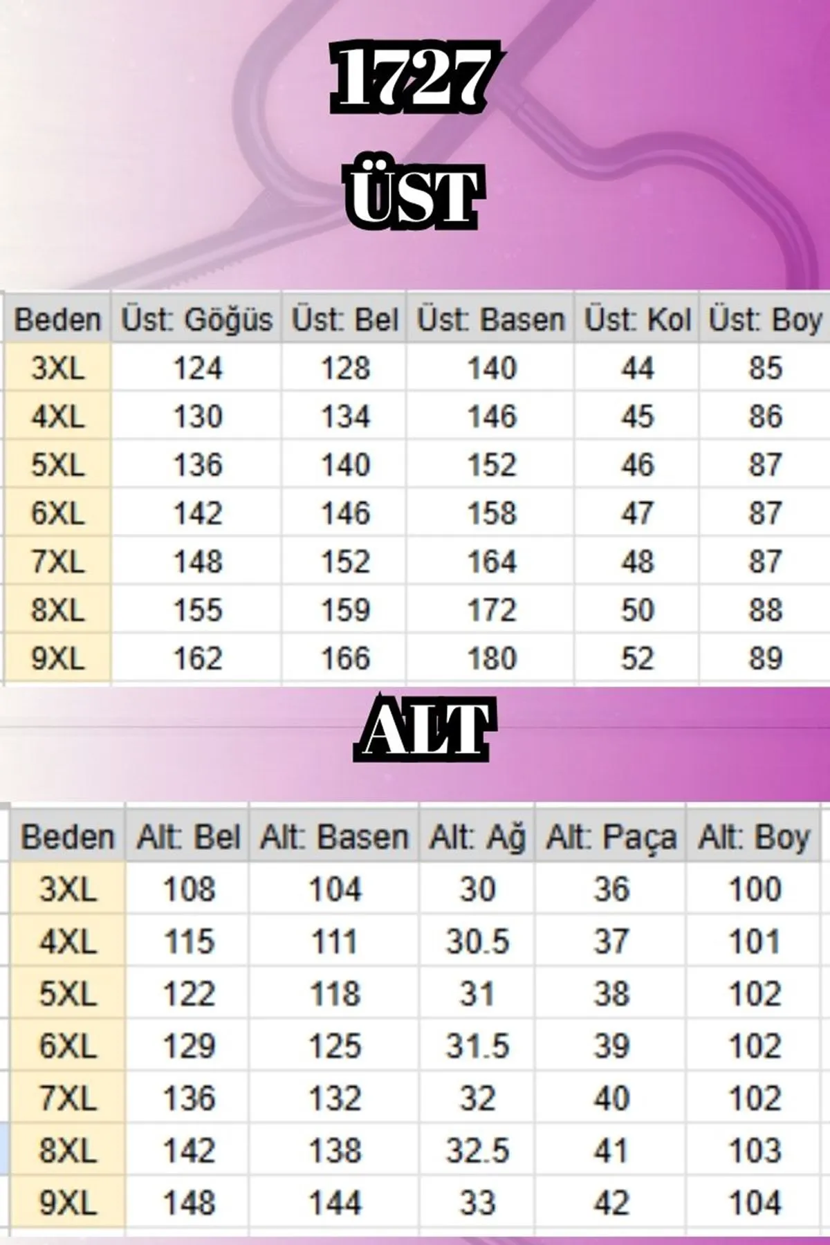 1727 Büyük Beden Uzunkol Tesettür Mayo Takım - Fırça Desen Saks - Siyah