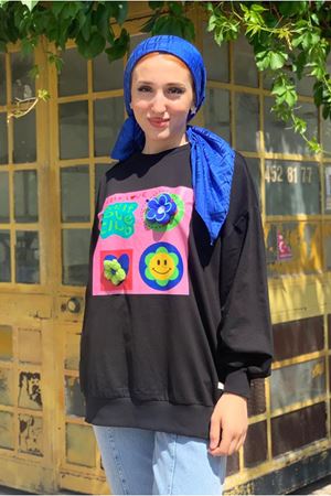 24Y4307 - SİYAH - YAZ SWEAT