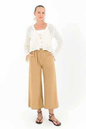 24Y4689 - CAMEL - BOL PAÇA KETEN PANTOLON