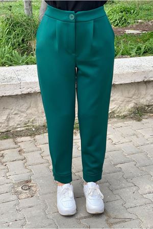 25K4562 - ZÜMRÜT - PAÇASI FERMUARLI SCUBA PANTOLON