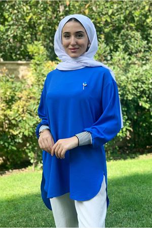 25Y4153 - SAKS  - BROŞLU AEROBİN TUNİK 