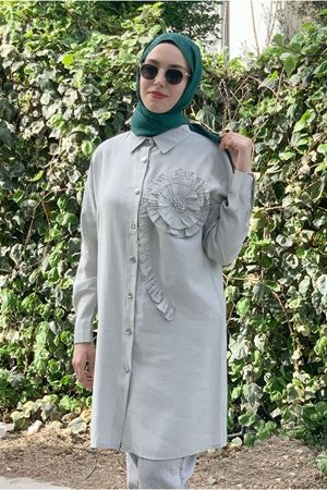 25Y7035 - TAŞ - TAŞLI ŞIK GÖMLEK