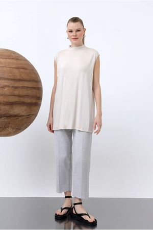 25Y7606 - BEJ -  İNCE PENYE SIFIT KOL İÇLİK