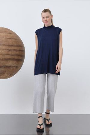 25Y7606 - LACİVERT -  İNCE PENYE SIFIT KOL İÇLİK