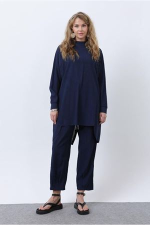 25Y2228 - LACİVERT - REGLAN KOL İKİLİ TAKIM