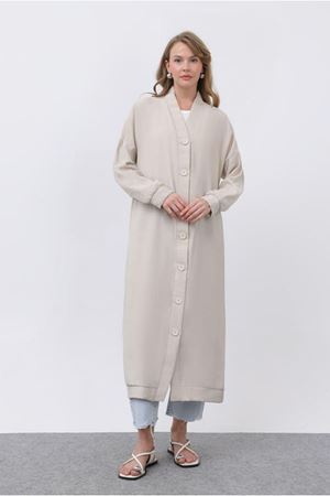 25Y7208 - TAŞ - UZUN DÜĞMELİ KAP