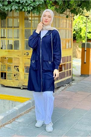 25Y7285 - LACİVERT - FERMUARLI ÇİLEK KAP