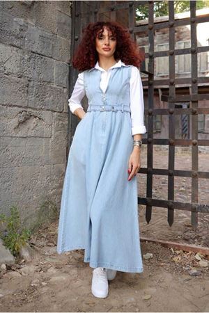26K9267 - AÇIK MAVİ - DENİM JİLE
