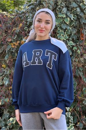 26K4443 - LACİVERT - ART ÜÇİPLİK SWEAT