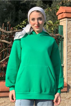 26K4433 - BENETTON - KANGURU CEP ÜÇİPLİK SWEAT