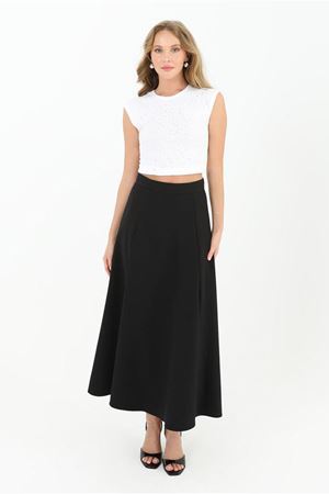 26K7125 - SİYAH - KLOŞ ETEK