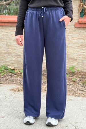 26K7302 - LACİVERT - OYSHO WİDW LEG EŞOFMAN