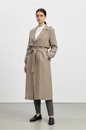 26Y7224 - VİZON - YIZDIZ BROŞLU TRENCH