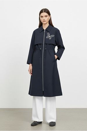 26Y7216 - LACİVERT - KELEBEK KAP 