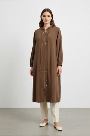 26Y7226 - KAHVE - FERMUARLI ÇITÇITLI KAP