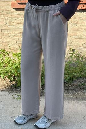 26Y7318 - TAŞ - TENCEL BOL PAÇA PANTOLON