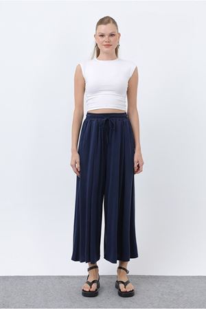 26Y7322 - LACİVERT -  MODAL ETEK PANTOLON 