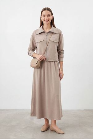 26Y6634 - VİZON - FERMUARLI ETEKLİ TAKIM 