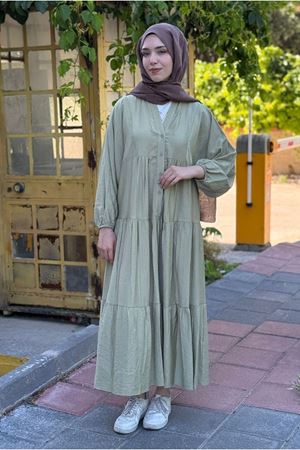 26Y7448 - ÇAĞLA YEŞİLİ - HAWAİ ELBİSE