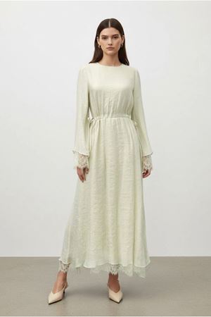 26Y7454 - MİNT- ROMANTİK ELBİSE 
