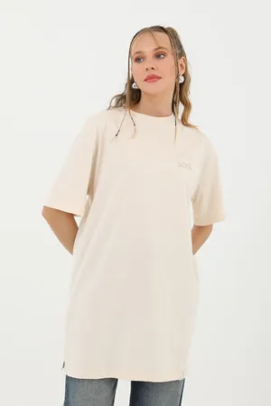 26Y3927 - BEJ - SOUL NAKIŞLI TSHIRT