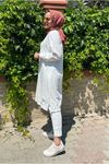 24K36450 - EKRU - SOUL PUANE UZUN SWEAT