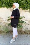 24K36440 - SİYAH - SOUL PUANE BASİC KISA SWEAT