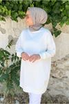 24K36440 - EKRU - SOUL PUANE BASİC KISA SWEAT