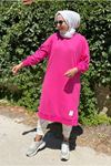 24K36450 - FUŞYA - SOUL PUANE UZUN SWEAT