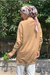 24K36440 - LATTE - SOUL PUANE BASİC KISA SWEAT