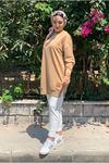 24K36440 - LATTE - SOUL PUANE BASİC KISA SWEAT