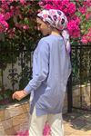24K36440 - İNDİGO - SOUL PUANE BASİC KISA SWEAT