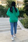 24K403600 - BENETTON - SOUL V YAKA ŞARDONLU SWEAT
