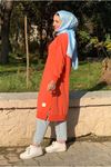 24K36450 - CORAL - SOUL PUANE UZUN SWEAT 