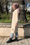 24K36450 - BEJ - SOUL PUANE UZUN SWEAT