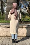 24K36450 - BEJ - SOUL PUANE UZUN SWEAT