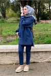 24K3270 - LACİVERT - GARNİLİ İKİ İPLİK TAKIM