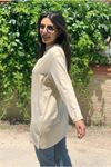 26Y7080 - BEJ - BASIC TUNİK