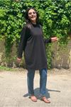 26Y7080 - SİYAH  - BASIC TUNİK 