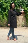 26Y7080 - SİYAH  - BASIC TUNİK 