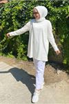 26Y7080 - EKRU - BASIC TUNİK