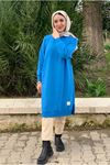 24K36450 - MAVİ - SOUL PUANE UZUN SWEAT 