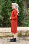 24K36450 - KİREMİT  - SOUL PUANE UZUN SWEAT