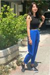 24Y4582 - SAKS- HAVUÇ KESİM AEROBİN PANTOLON