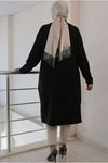 24Y48046 - SİYAH - Büyük Beden Gizli Patlı Mucize Gömlek