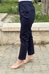 25K4650 - LACİVERT - HAVUÇ KESİM İNCE GABARDİN PANTOLON 