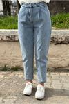 25K4529 - MAVİ - PUANE PİLELİ MOMJEAN