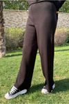 25K2160 - SİYAH - TRİKO PANTOLON