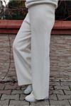 25K2160 - KREM - TRİKO PANTOLON